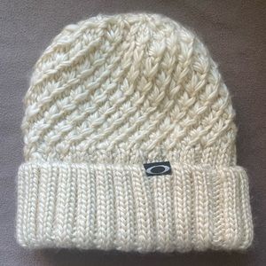 Oakley off-white Beanie